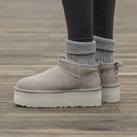 UGG Classic Ultra Mini Platform Boot Grey