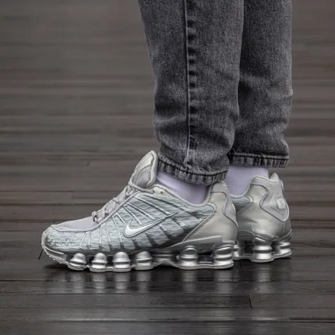 Nike Shox TL White Silver