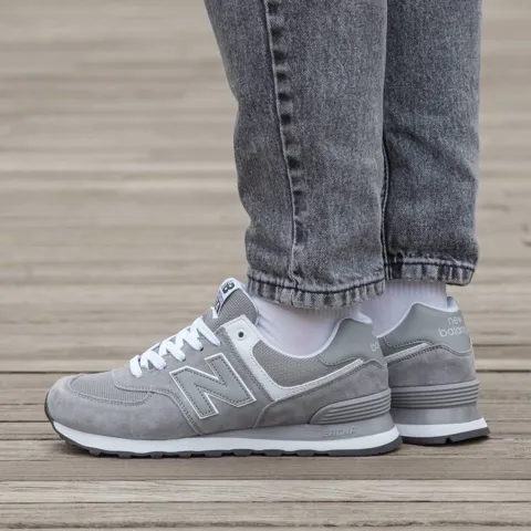 New Balance 574 Grey White